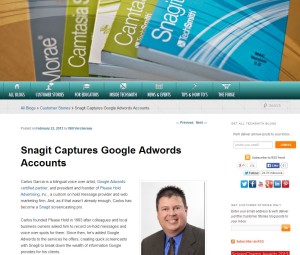 Google Partner Carlos Garcia featured by Snag It Software Developers