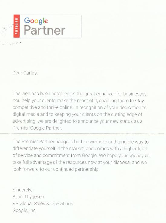 Premier Google Partner in Miami, FL