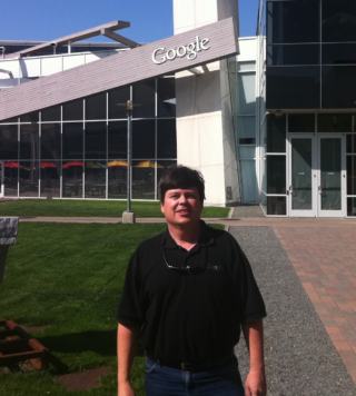 Carlos Garcia at Google Plex in Mountain View, CA